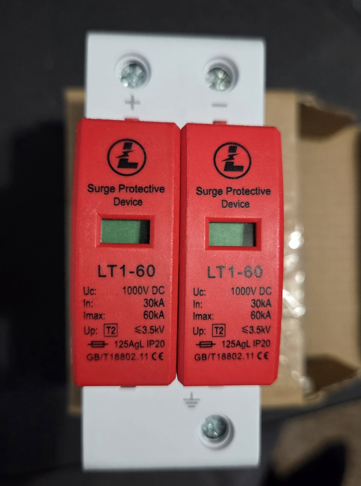 Lt1 60 Surge Protective Device 1000v DC 2P 60ka IP20 gallery