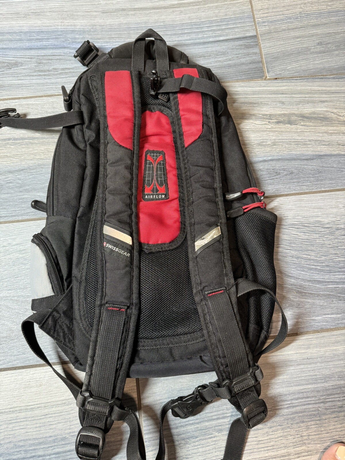 Swiss Mini Black Red Day Backpack 2