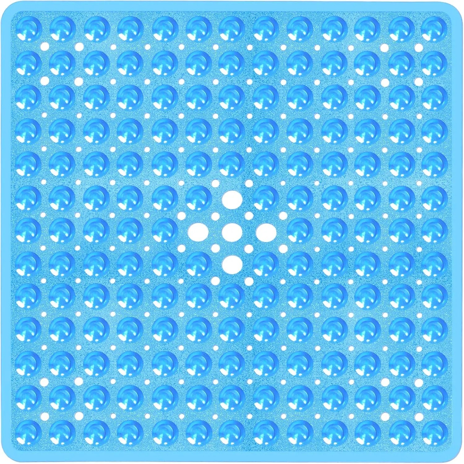Large Non Slip Shower Mat with Drain Holes: SlipX Solutions Square Shower Mat gallery