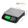 Large Digital Kitchen Scale Black 30kg/66lb Commercial Food Scale BLACK 30KG gallery