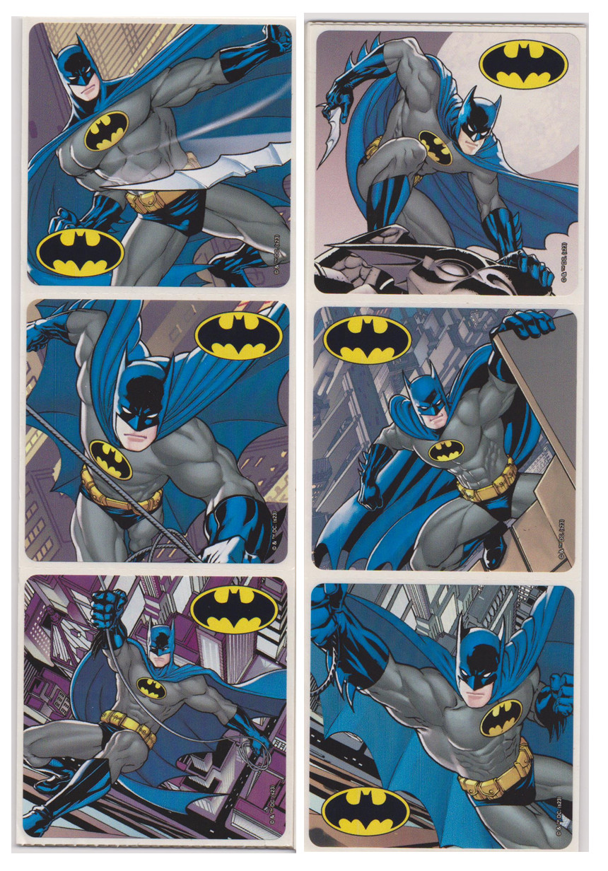 25 Batman Stickers, 2.5" x 2.5" each, Party Favors gallery