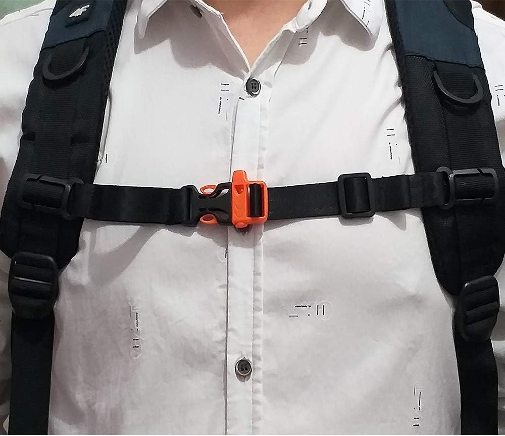 2 Pack Backpack Chest Strap- Nylon -Suitable for Webbing on The up...  5