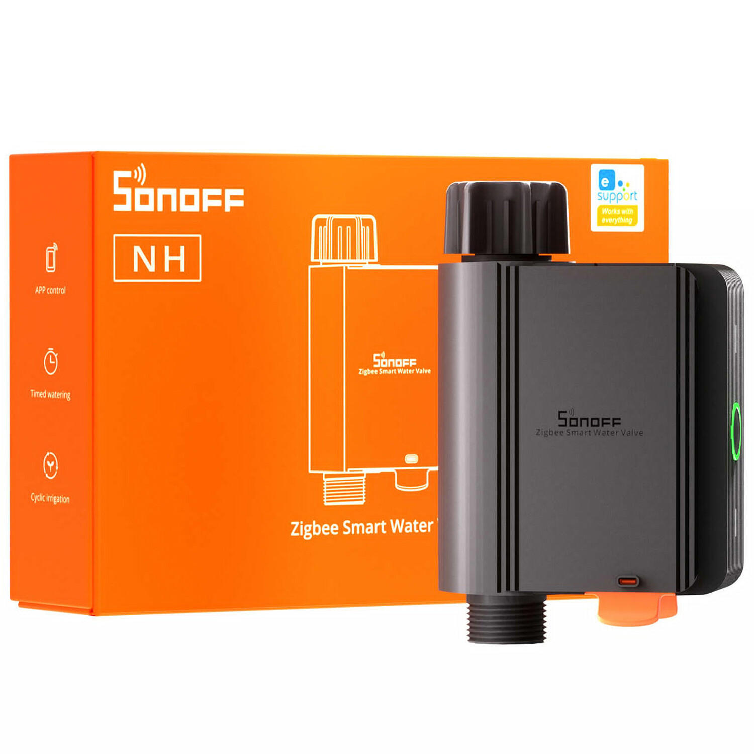 SONOFF Zigbee Smart Water Valve IP55 Automatic Garden Irrigation Watering System gallery