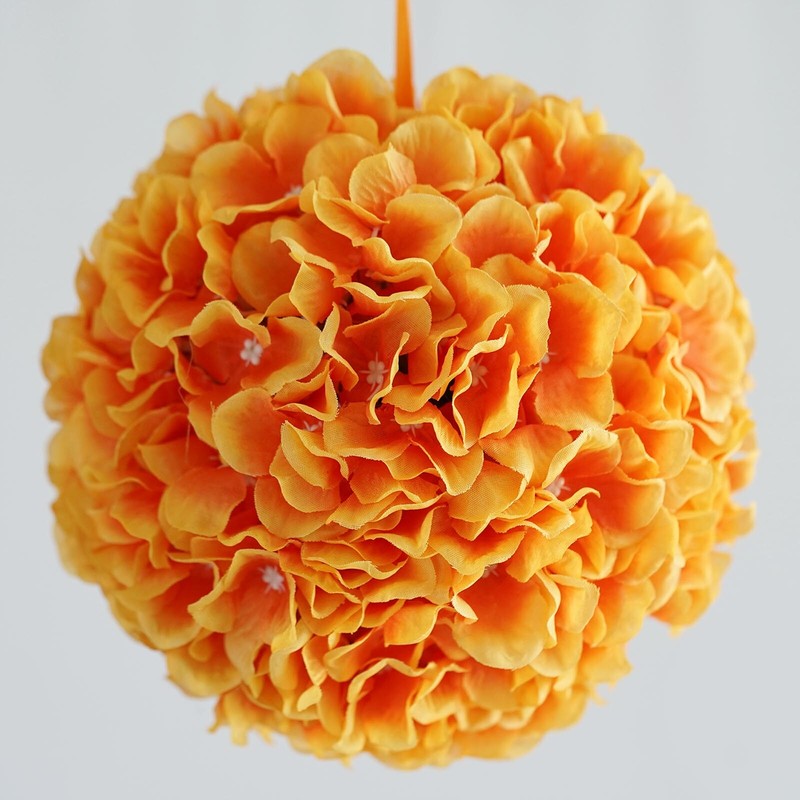 4 pcs 7" Artificial Hydrangea Kissing Flower Ball Wedding Decorations Bouquets gallery