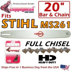 COPPERHEAD 20″ Bar & FULL CHISEL PRO Chain – STIHL MS261 26RS-81 / 3003 008 6821