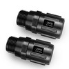 Drip Irrigation Pressure Regulator 25 2 inches x 3 x 3 inches, Black gallery