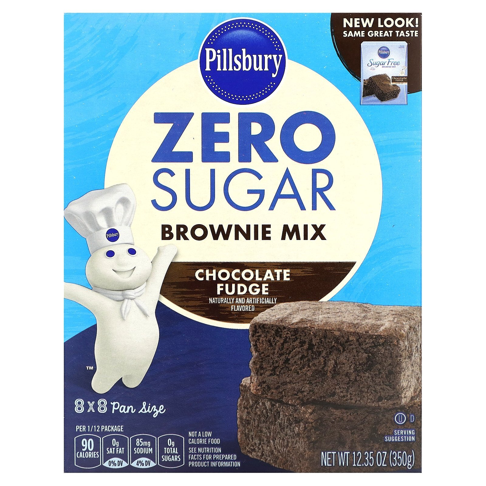Zero Sugar, Brownie Mix, Chocolate Fudge, 12.35 oz (350 g) gallery