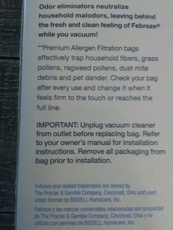 Febreze Vacuum Bag Replacement Dirt Devil U 29D6 Premium Allergen Filter gallery
