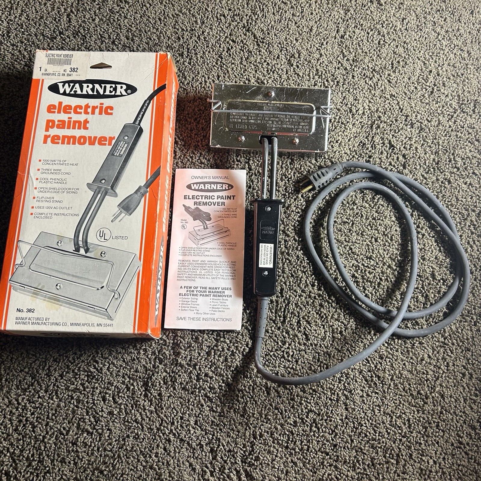 Warner 382 Electric Paint Remover 1000W Heat Tested Works gallery
