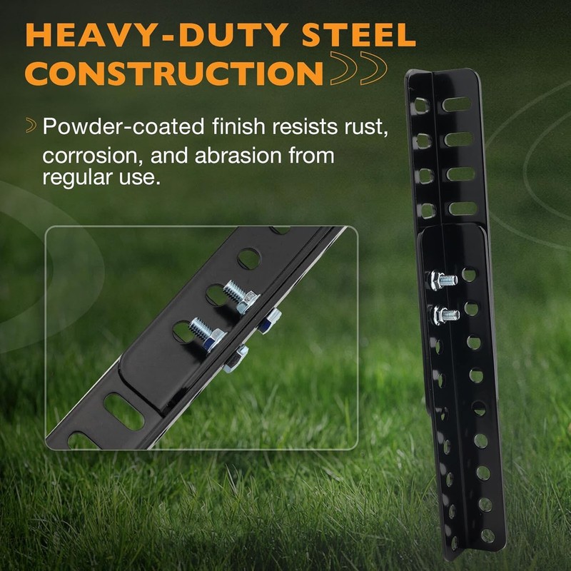 Mower Trimmer Rack Lockable For Most Walk-Behind Stand-On & ZTR Lawn Mower Black gallery