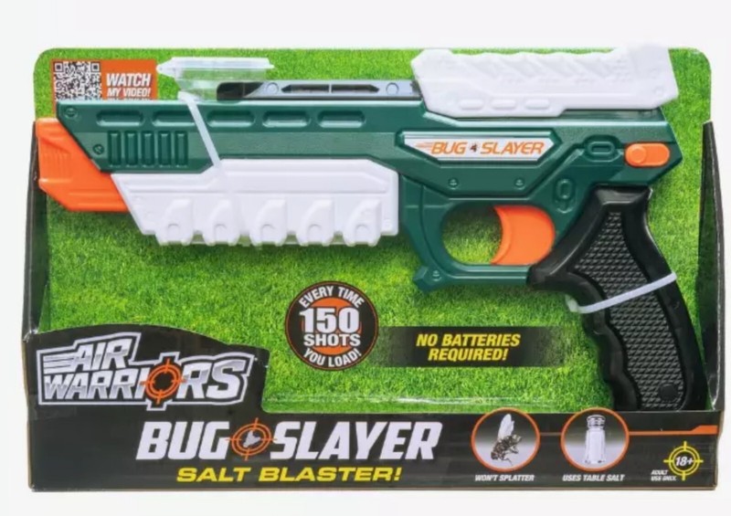 Bug Slayer Salt Blaster Bug Killer Fly Stopper Pistol Gun With Safety 🆕 gallery
