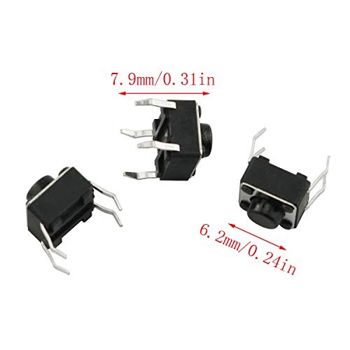 Tact Switch 50PCS 6x6 Series DIP 4Pin Tactile Push Button Light Touch Micro gallery