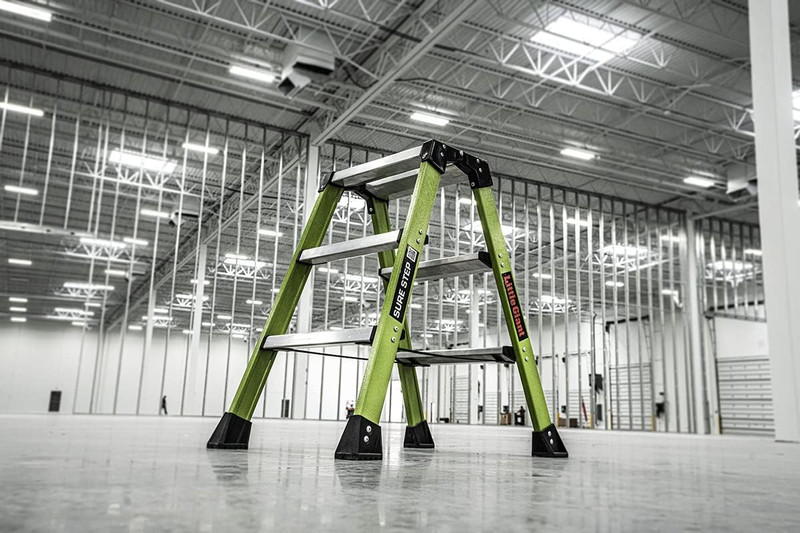 Ladders, Sure Step, 3-Step, Double-Sided Step Stool, Fiberglass, (11953), Type 1 gallery