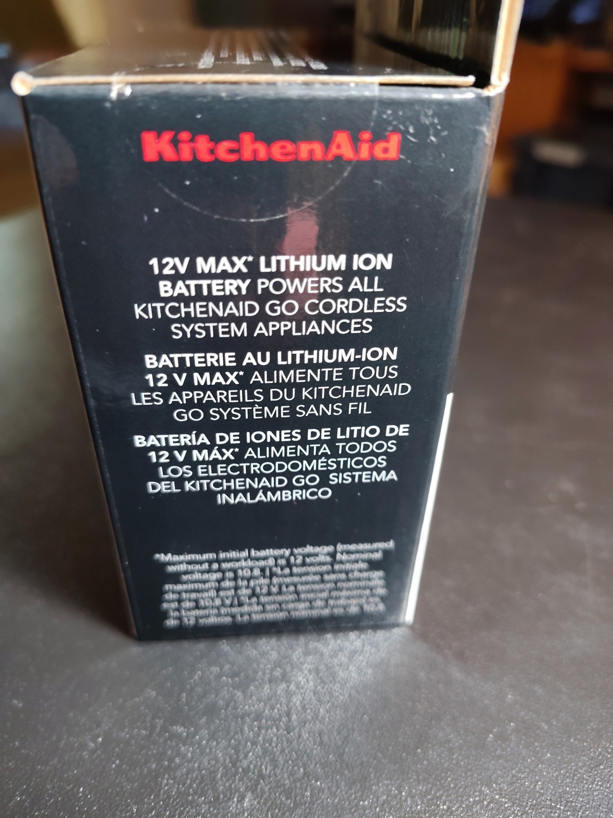 KitchenAid Go Cordless System Lithium Ion Battery 12V NEW Sealed Box gallery