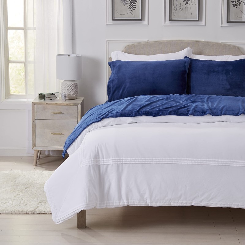 Ultra Soft Micro Fleece Sheets Set with Extra Deep Pockets | Extra Soft Velve... gallery
