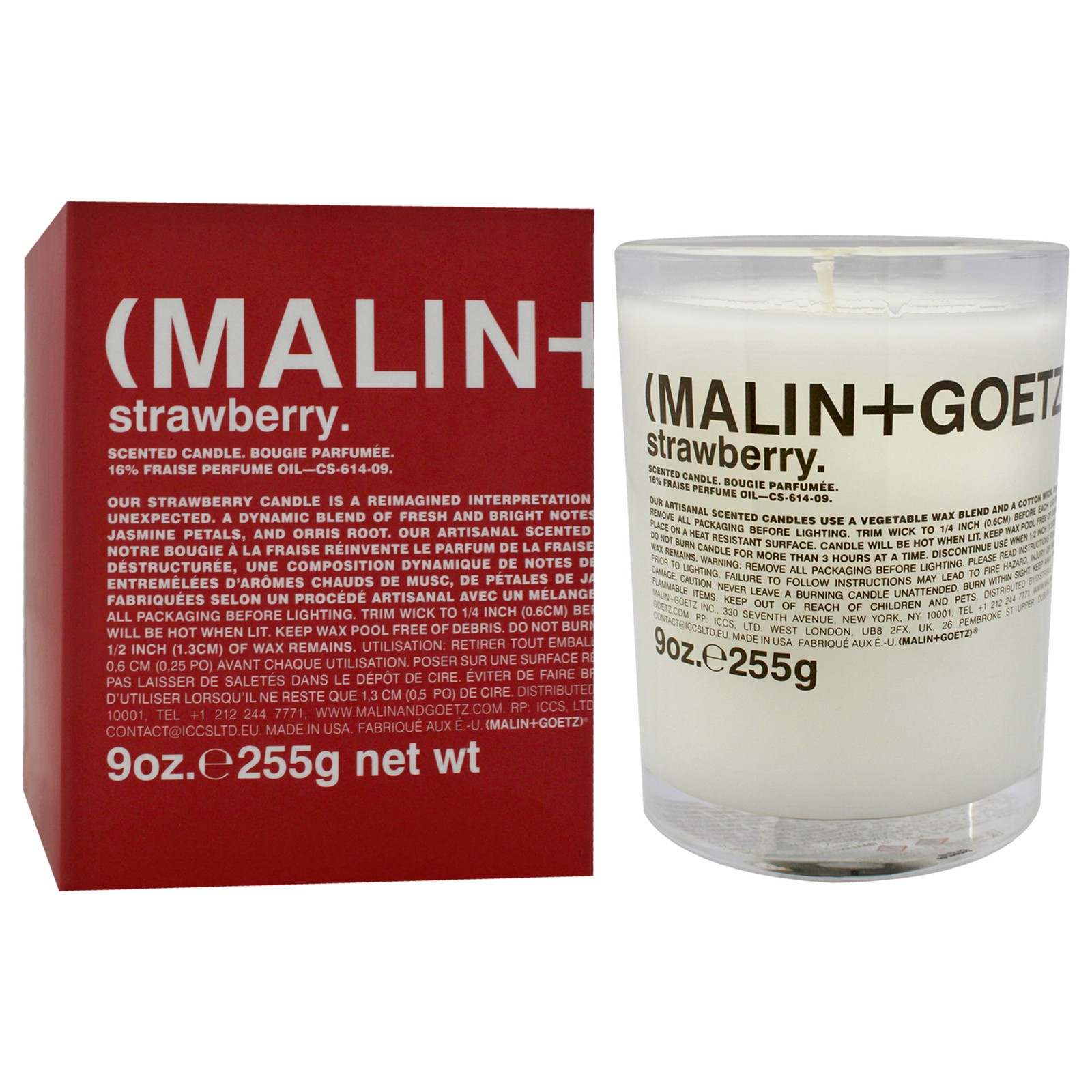 Scented Candle - Strawberry by Malin + Goetz for Unisex - 9 oz Candle gallery