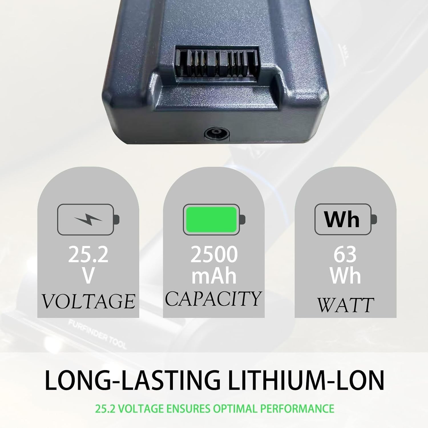 2500Mah Replacement Battery for Bissell Powerclean Furguard 280W & Furfinder 200 gallery