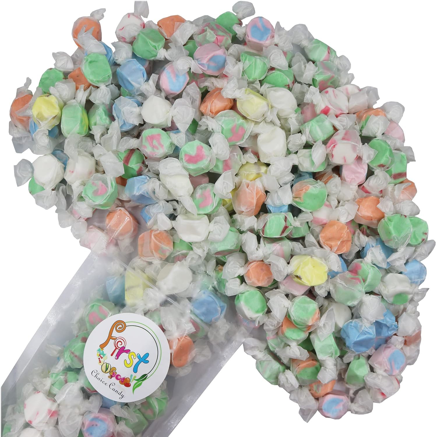 Assorted Gourmet Salt Water Taffy Candy - 5 LB Bulk Variety Pack gallery