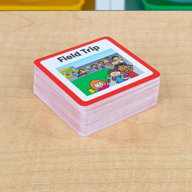 Individual Student Visual Schedule - 1 holder, 55 cards gallery