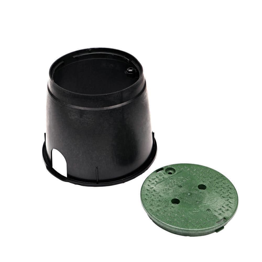 NDS 10 in Round Valve Box Cover Irrigation Sprinkler Control Valve Box Green Lid gallery