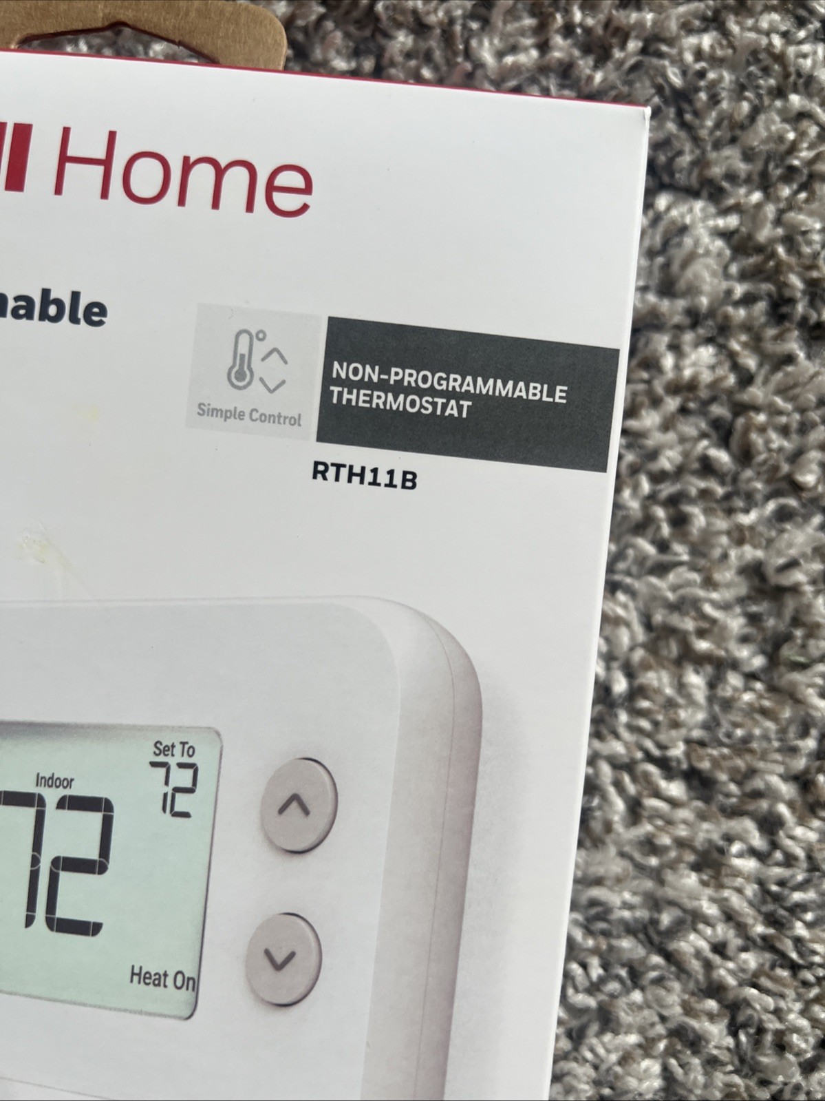 NEW HONEYWELL X1N NON-PROGRAMMABLE THERMOSTAT SINGLE STAGE RTH11B HOME SEALED gallery
