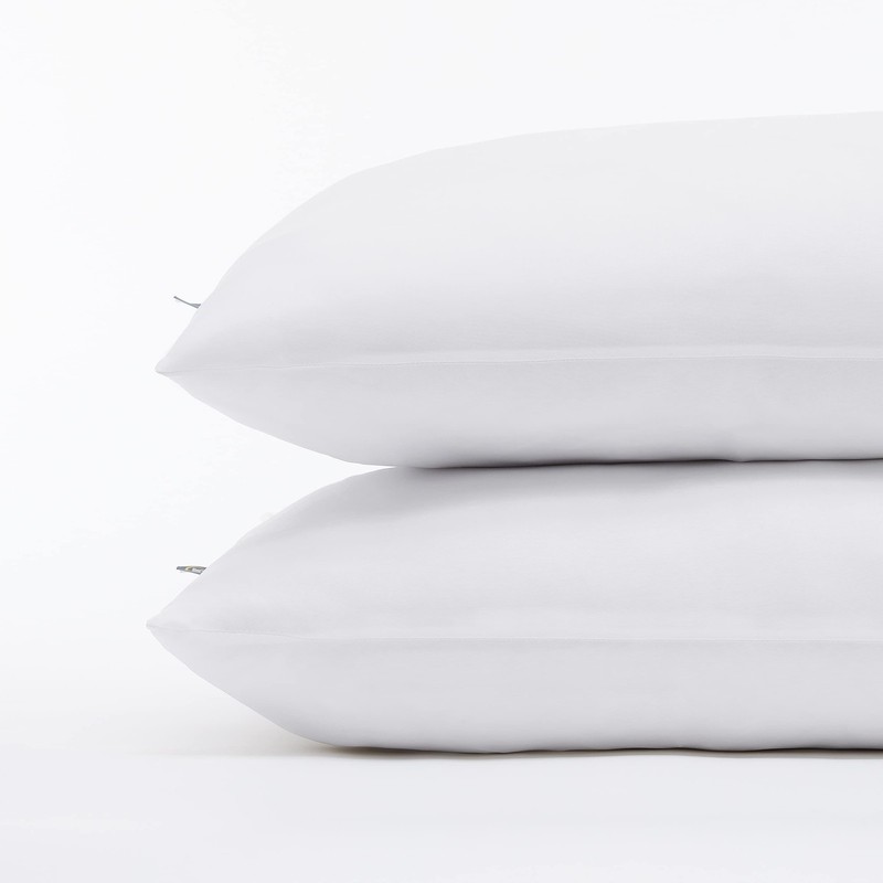 Serta Power Chill Cooling Pillow Protectors, Stain Resistant and Zippered Pil... gallery