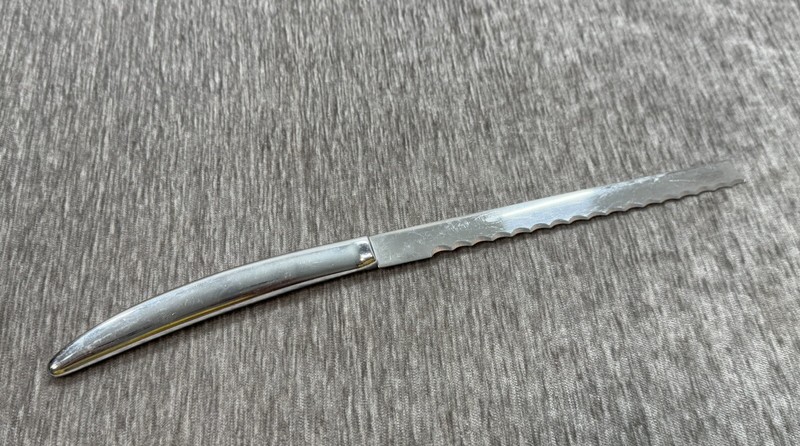 Vintage Saladmaster 406 Serrated Bread Knife Stainless Steel 8 in Blade USA gallery