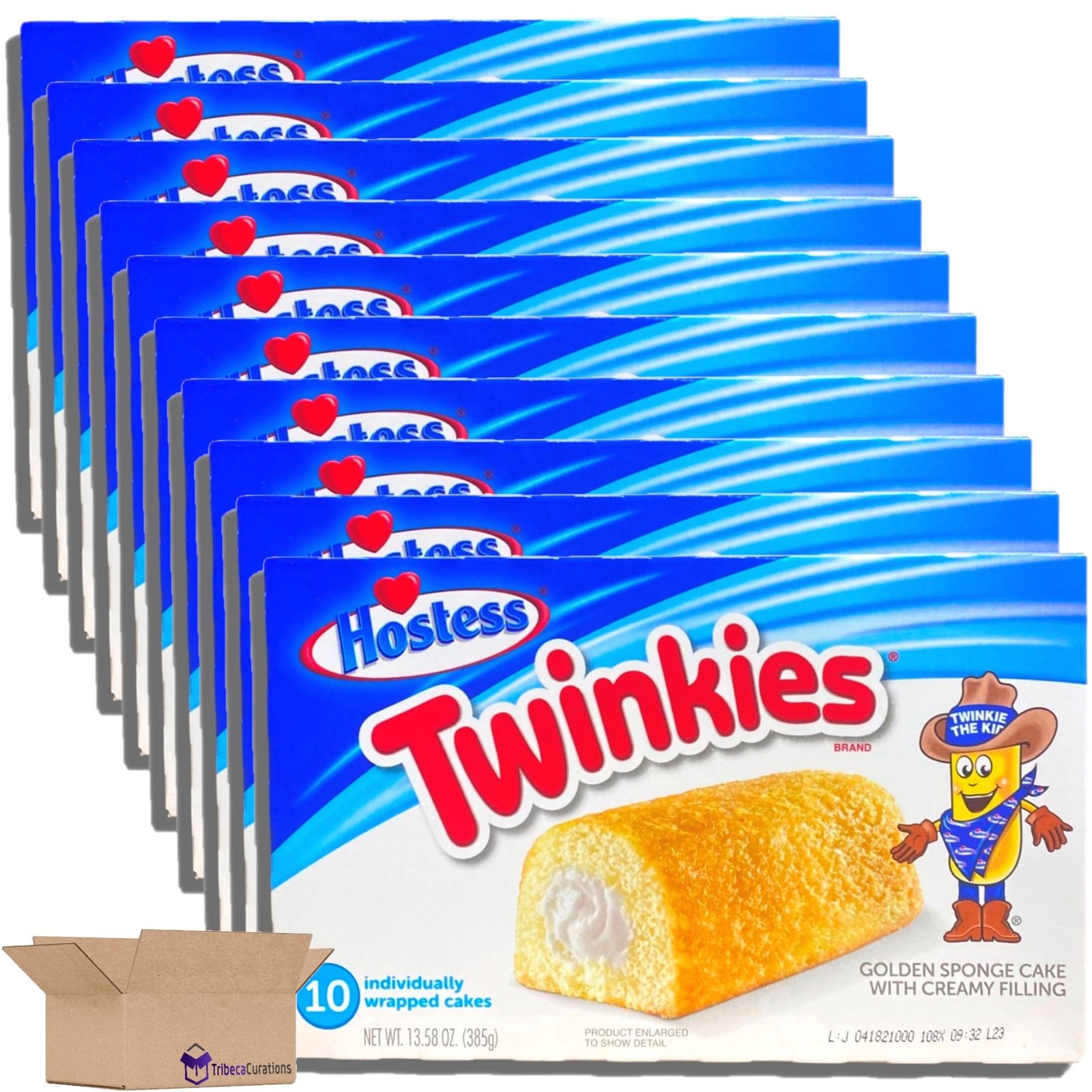 Hostess Original Twinkies Bulk Value Pack 10 Count Box | Pack of 10 (100 Total gallery