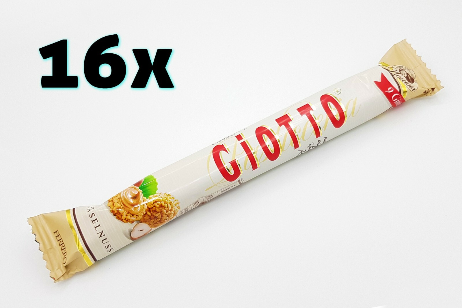 16 x 9 pcs Ferrero Giotto Italian hazelnut pralines 🍬 615g | 1.36lbs TRACKED ✈ gallery