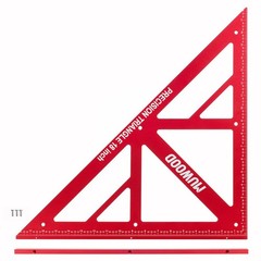Precision Triangle Square 18 inch, Imperial Scale Framing Square for Precise …