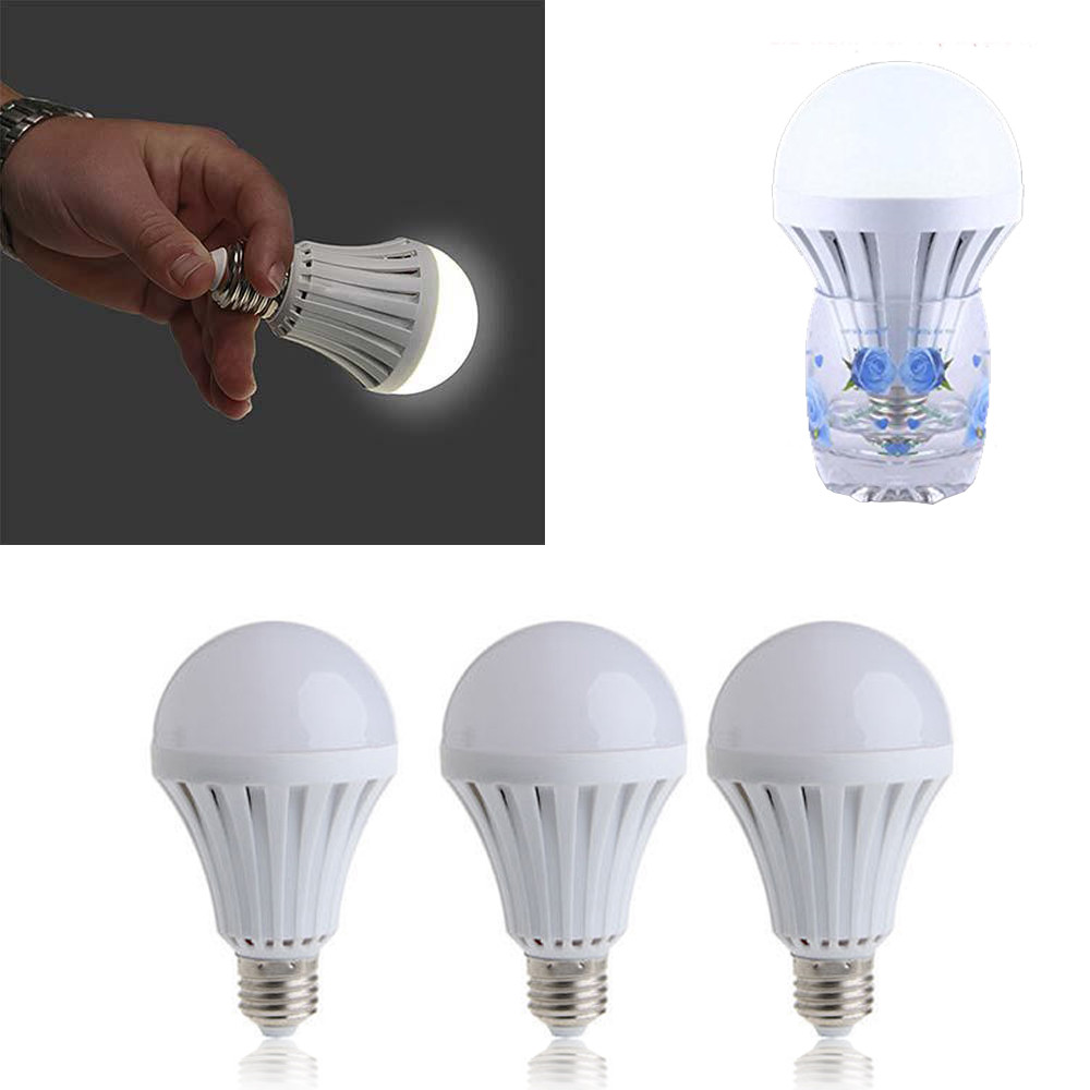 E27 Emergency LED Light Bulb Rechargeable Intelligent Lamp Magic Light Bulb gallery