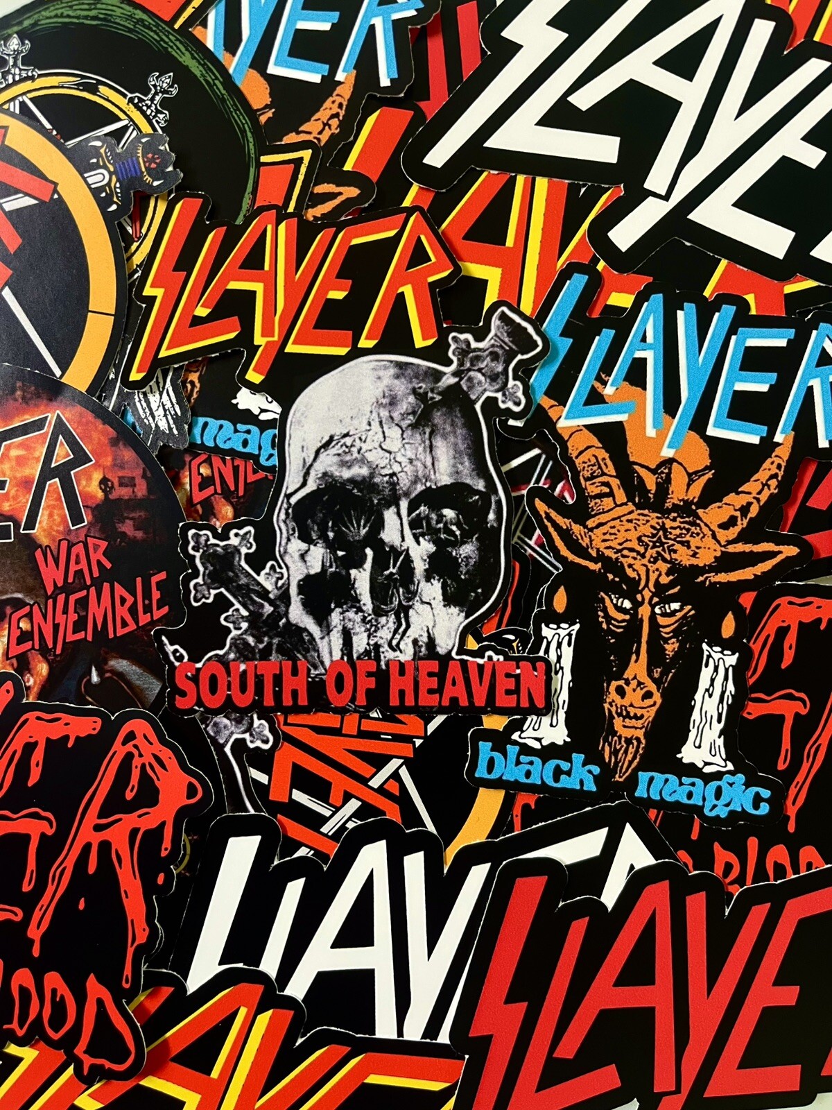 Slayer Sticker Pack - Heavy Metal Sticker Pack, Thrash Metal Sticker Pack gallery