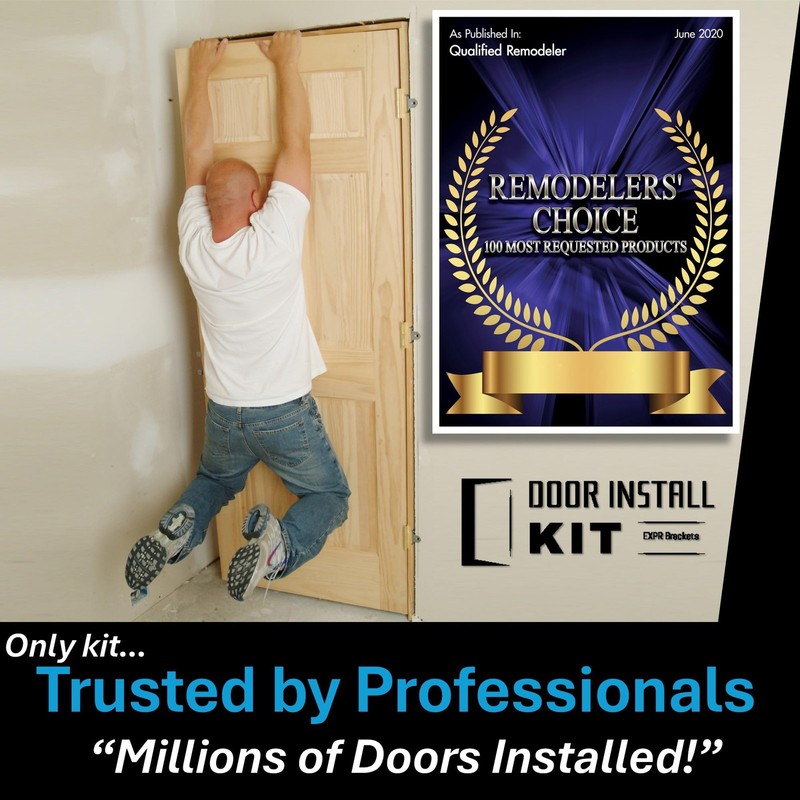 EXPR® Premium Door Install Kit - Max Strength (Secures Both Sides) | Official... gallery