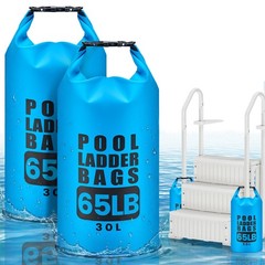 Pool Step Weights 2 Pack 30L 65LB Waterproof 500D PVC Sand Bags 30L 65LB Ladder