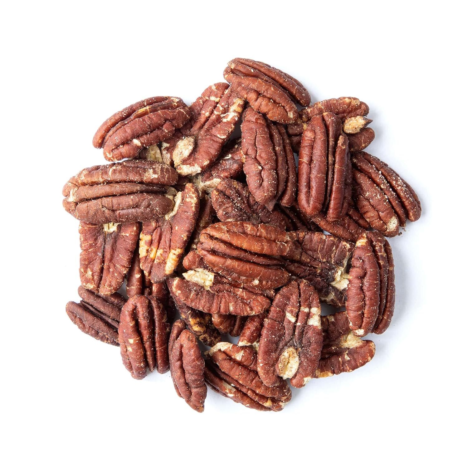 Dry Roasted Pecan Halves with Himalayan Salt — Oven Roasted, Vegan, Kosher gallery