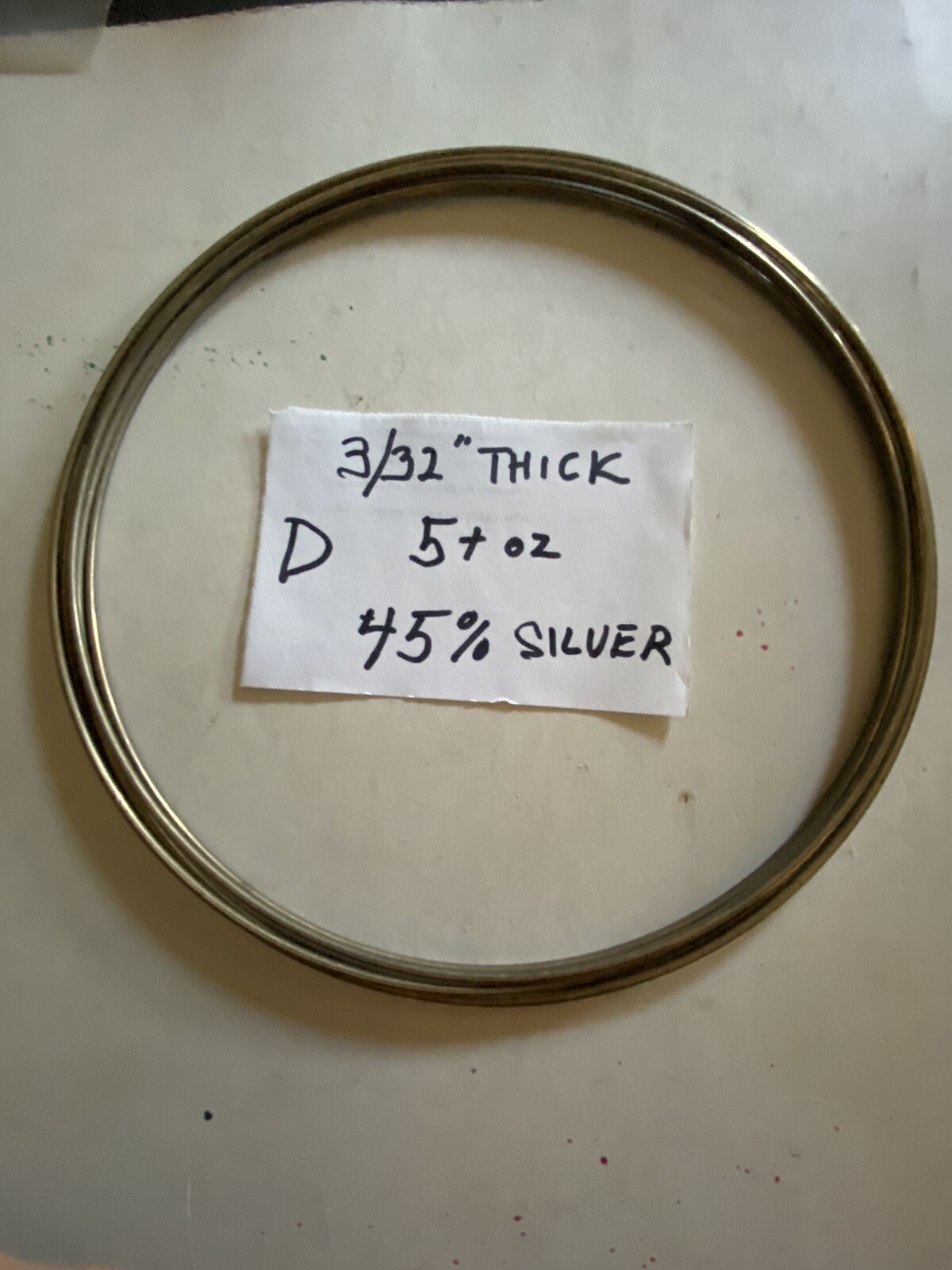 45% SILVER SOLDER COIL 3/32”DIAMETER With Cadmium 5+ Ounces New Old Stock gallery
