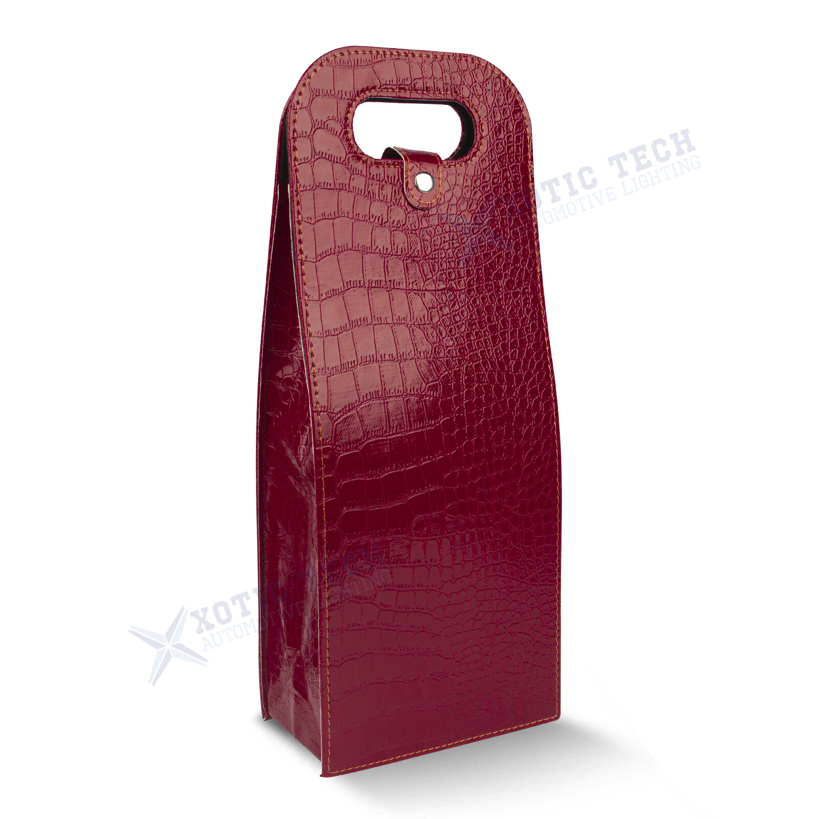 2-Bottle Leather Wine Tote Bag Protector Champagne Gift Bag with Handle For Gift gallery