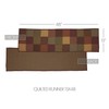 Table Runner Heritage Farms Primitive 13x48 Rect Quilted Thanksgiving VHC Brands gallery