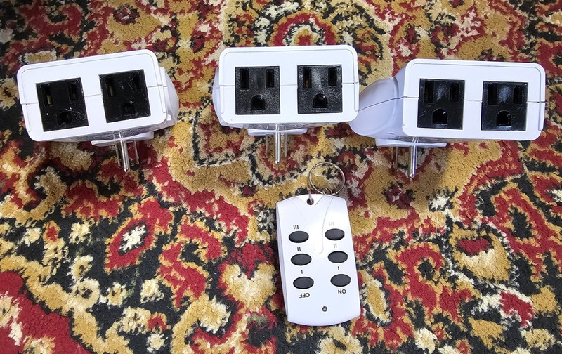 Intertek Wireless Remote Control Outlets (3) one remote working tested gallery