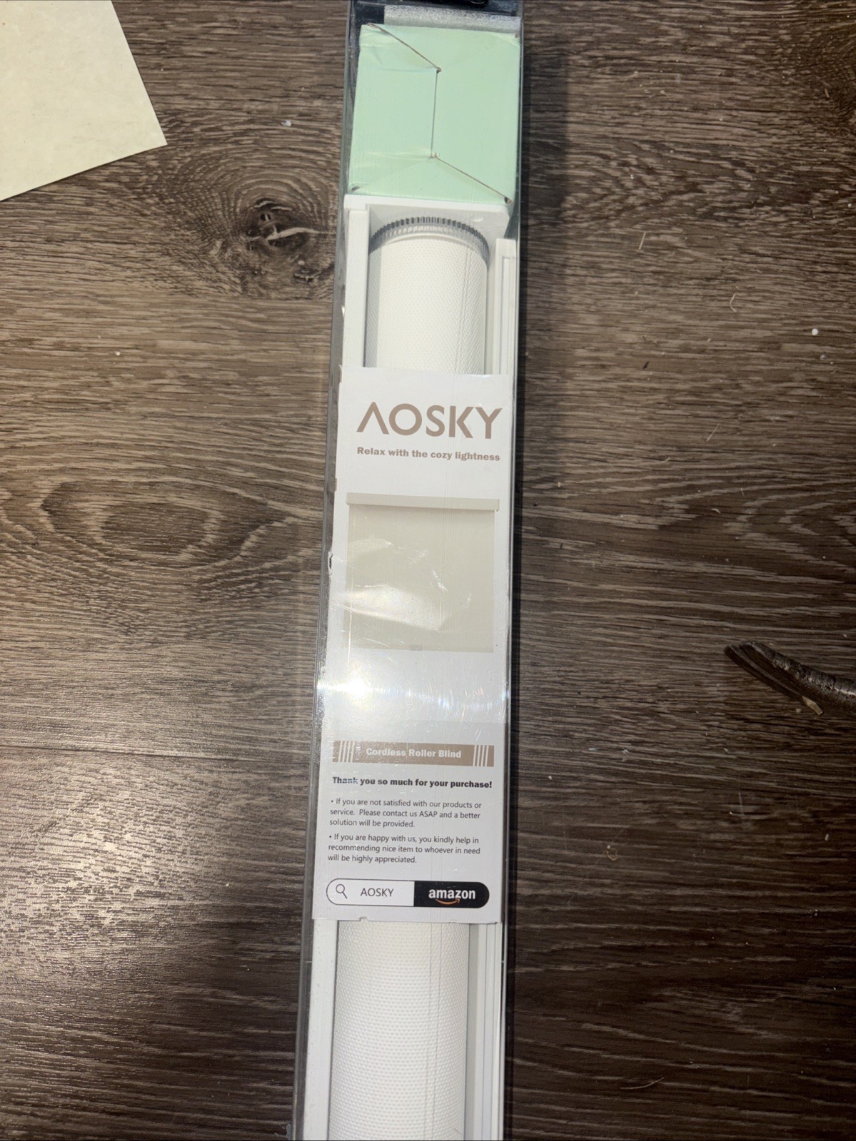 44x72 AOSKY Light Filtering Roller Shades Cordless Blinds Windows 1% Openness gallery