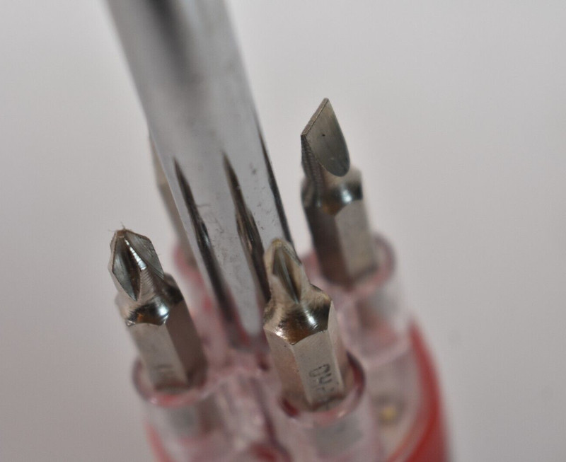Light Up Screwdriver w Bits LED Precision For Home Maintenance Electrical gallery