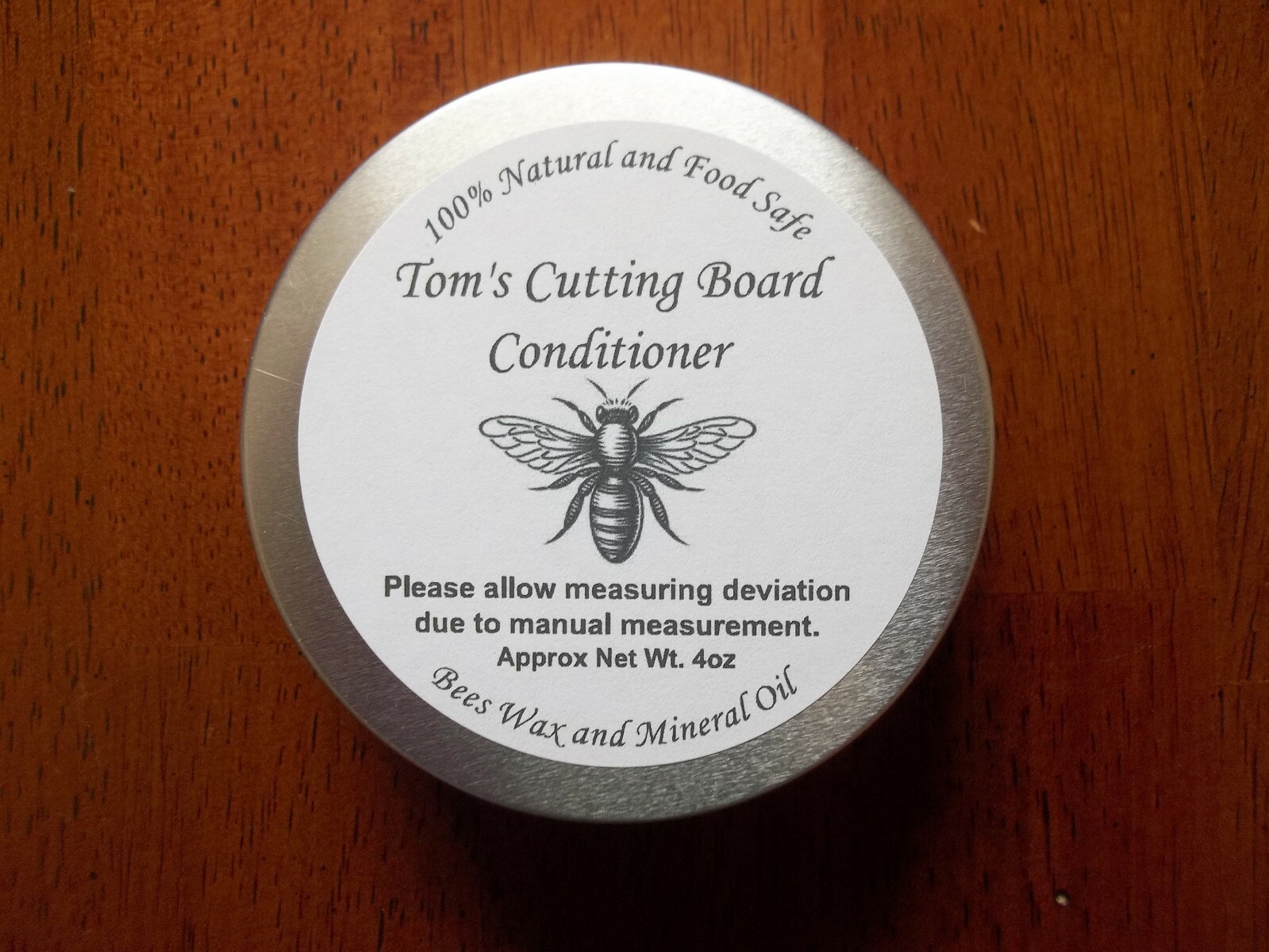 Cutting Board Conditoner 100% Natural Beeswax & Mineral Oil - Food Safe gallery