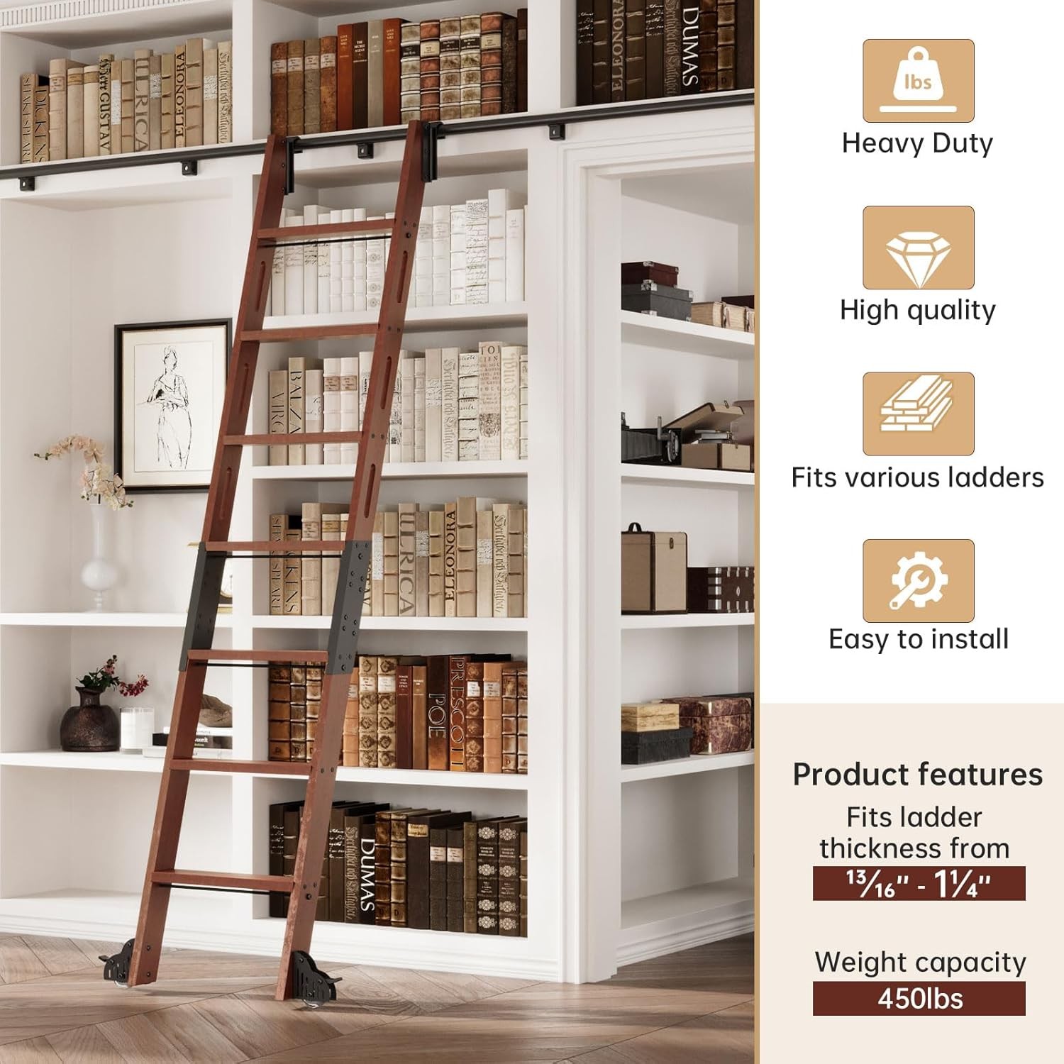 Library Ladder Kit 12ft gallery