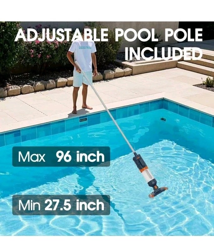 POOL BLASTER POWERFULL SUCTION Centennial Cordless Pool Spa Vacuum Handheld NEW gallery