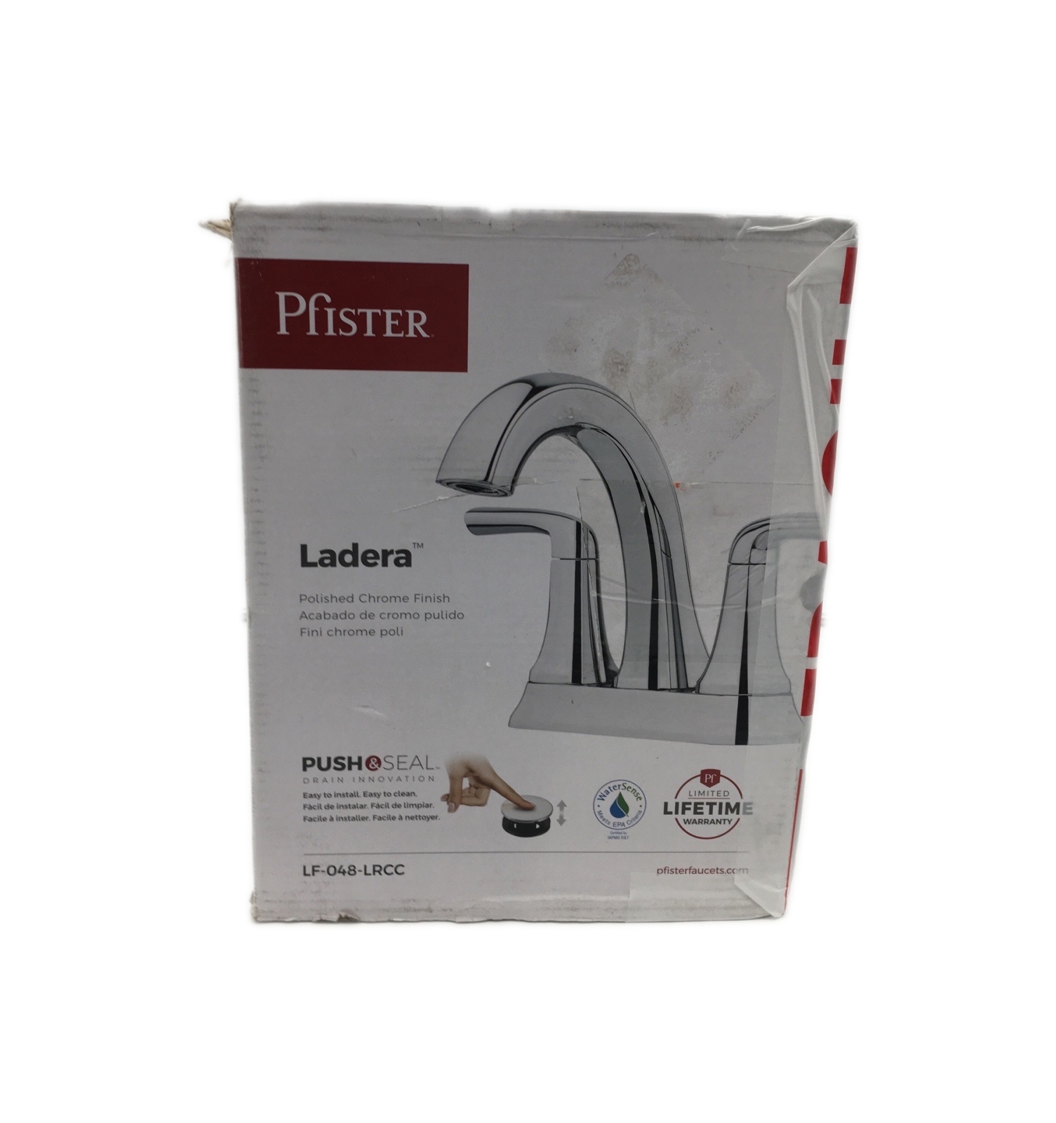 Pfister Ladera 4 in. Centerset 2-Handle Bathroom Faucet in Polished Chrome gallery