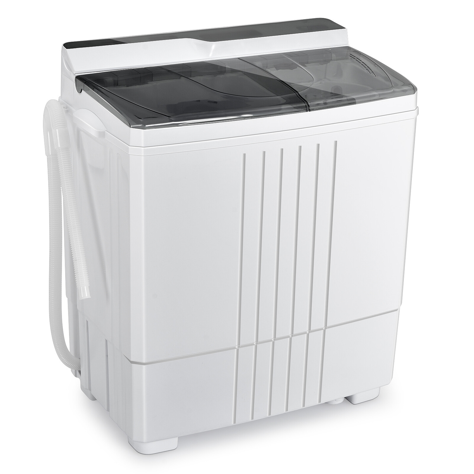 Costway 21 LBS Portable Compact Mini Twin Tub Washing Machine Drain Pump Spinner gallery