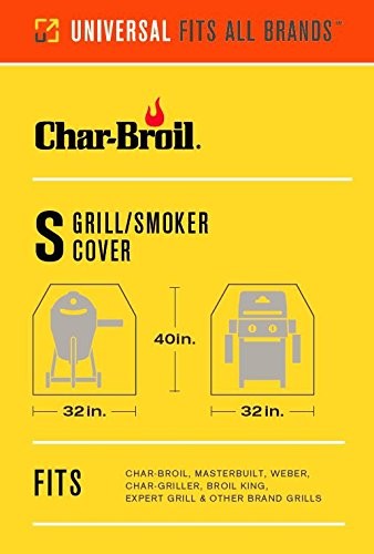 CharBroil 4828737P04 Performance Grill and Smoker Cover Small , Black gallery