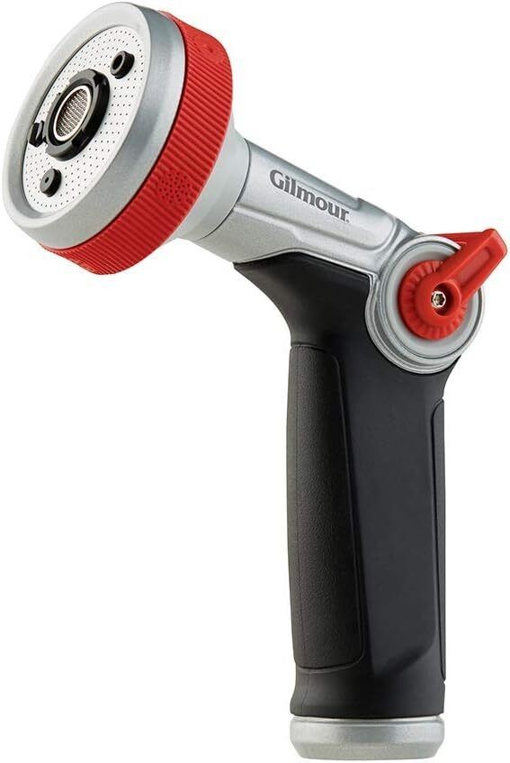 Gilmour 5 Pattern Adjustable Multi-Pattern Metal Watering Hose Nozzle gallery