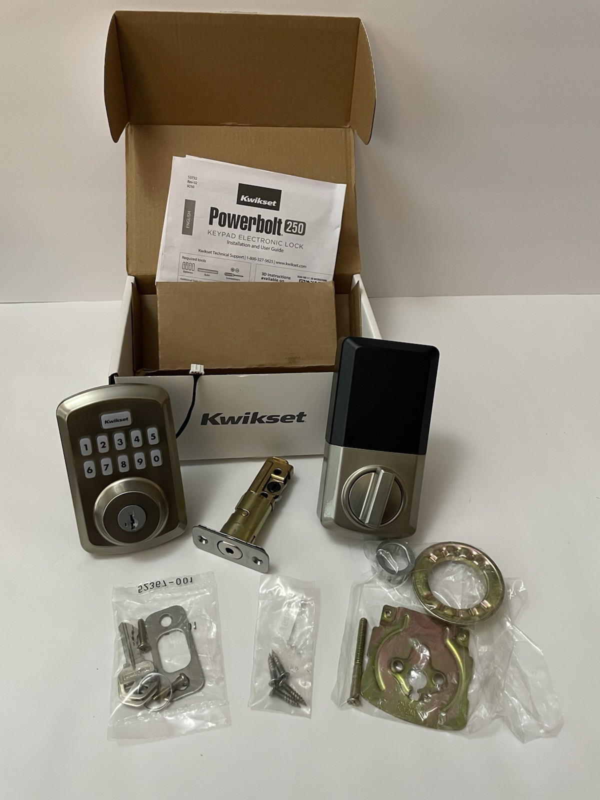 Kwikset Powerbolt 250 Electronic Keypad Deadbolt In Satin Nickel 992500-002 gallery