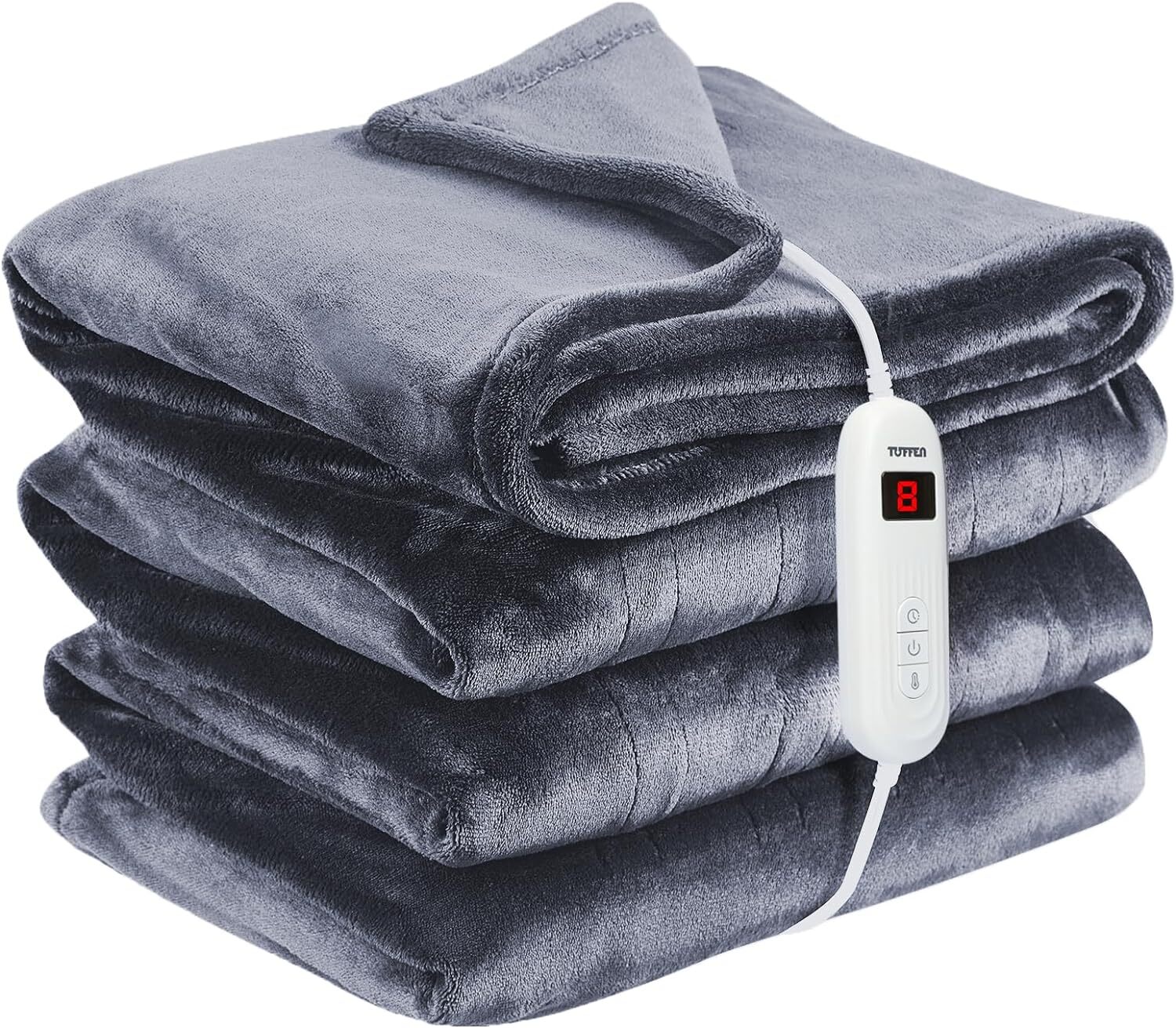 10 Level Heating Blanket Fast Electric Heated Throw Humanized Soft Flannel 50x60 gallery